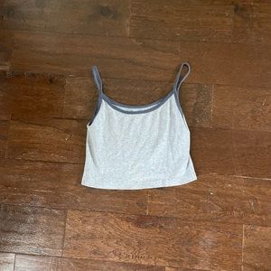 Brandy Melville grey vintage tank top OS